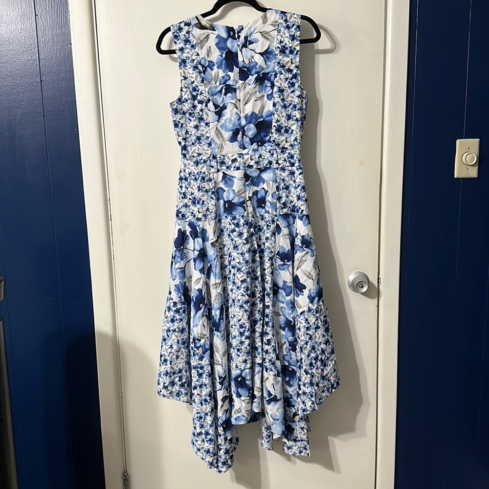 Calvin Klein Dress High Low Midi - fit and flare size 6